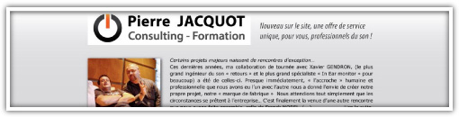 Formation pierre JACQUOT, le micro-site est ouvert !