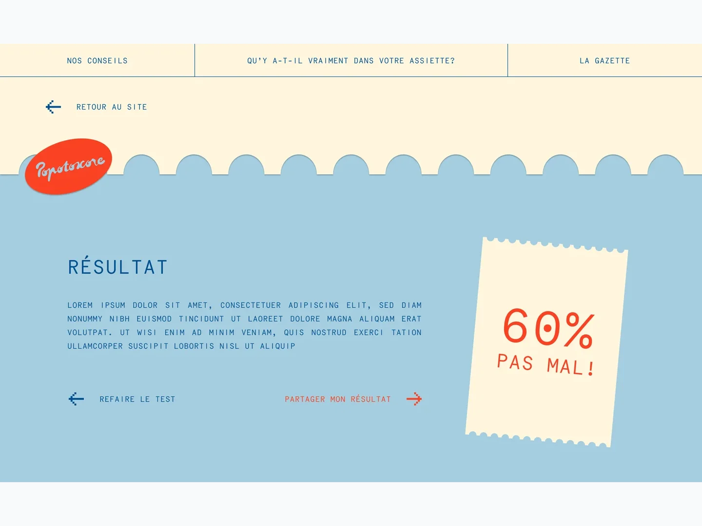 Calculateur alimentaire — Fondation Louis Bonduelle — visuel 5
