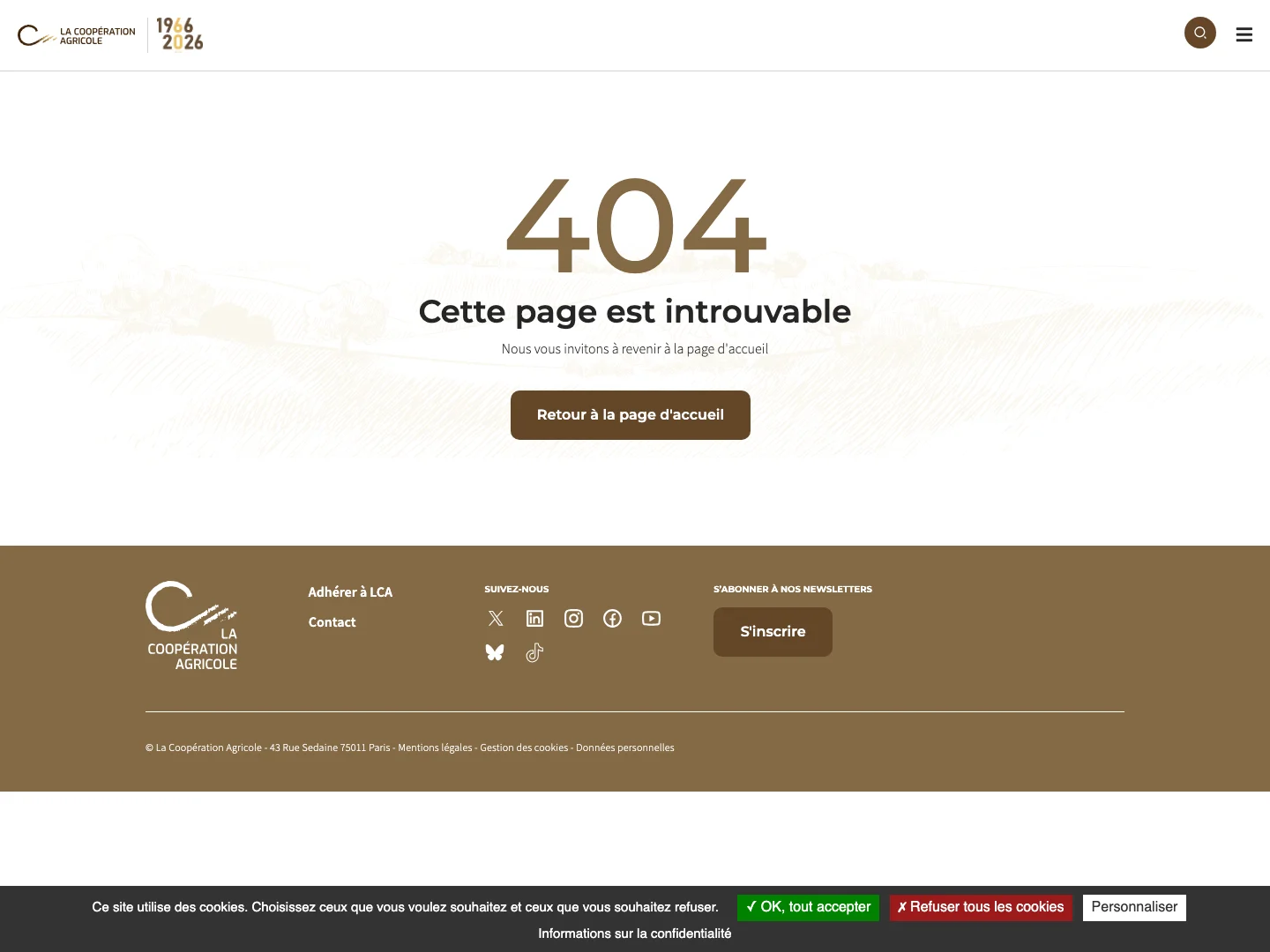 Site institutionnel La Coopération Agricole — Drupal 10, accessibilité et parcours par profil — visuel 6