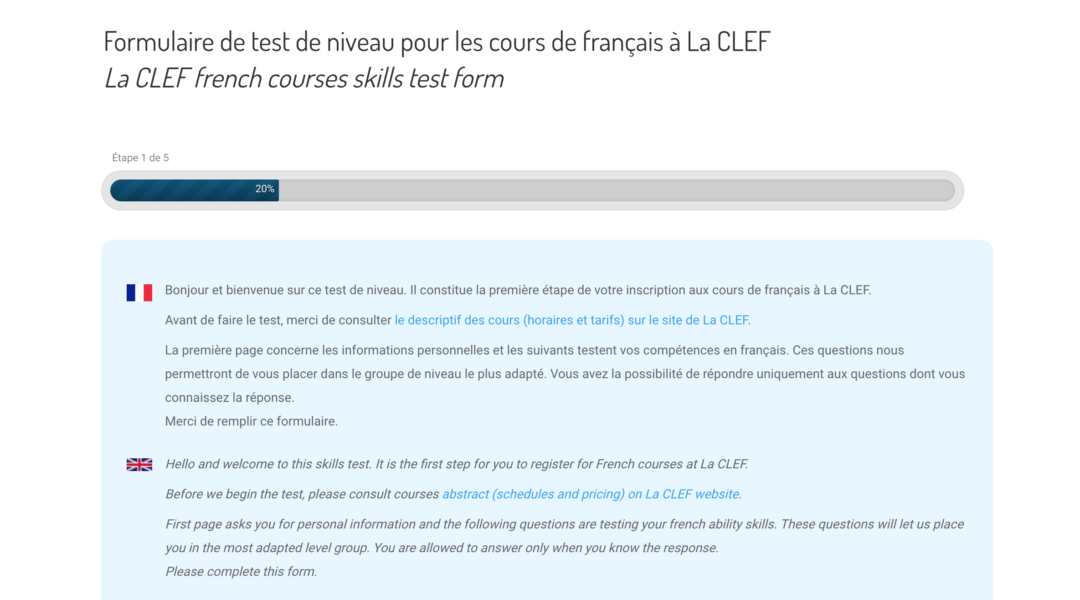Conception et réalisation d’un formulaire sous WordPress avec Gravity Form