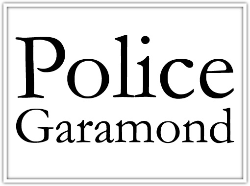 Image Police Garamond